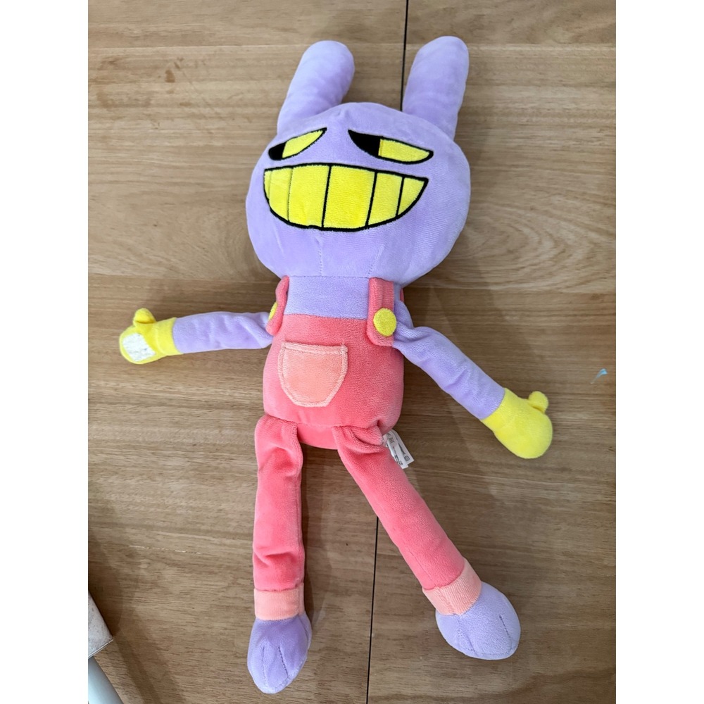 The Amazing Digital Circus Jax Plush Glitch Productions Purple Rabbit 25 Inch